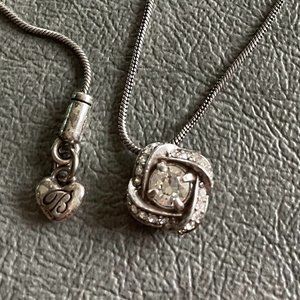 Brighton Eternity Knot Swarovski Crystal Necklace